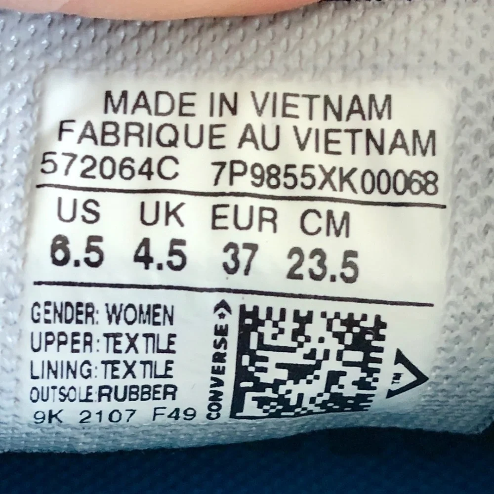 Converse, All Star, Shoreline, Classic, Slip On Sneakers, Womens, Size 6.5, Grey - Picture 15 of 16